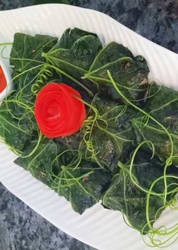 Hương vị que nhà: Chả vịt gói lá mướp