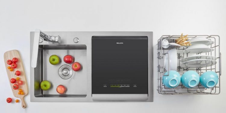 Máy rửa chén tích hợp chậu inox: 3 chức năng trong 1