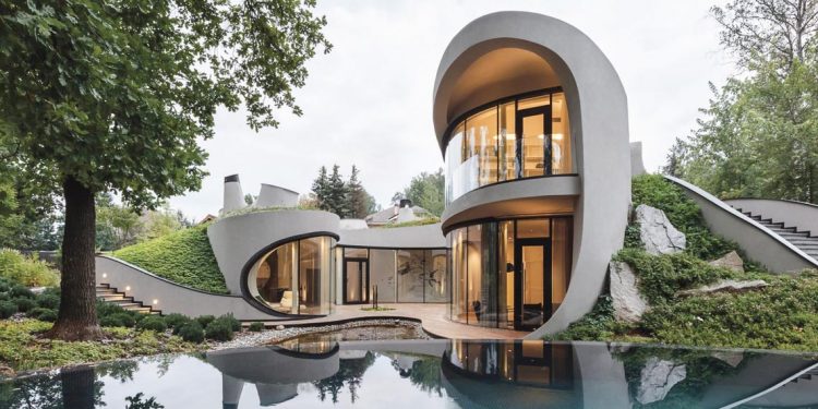 Ngôi nhà ẩn dưới ngọn đồi xanh nhân tạo-1