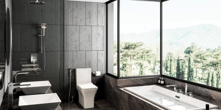 Phòng tắm hiện đại: không gian thư giãn đầy cá tính -1