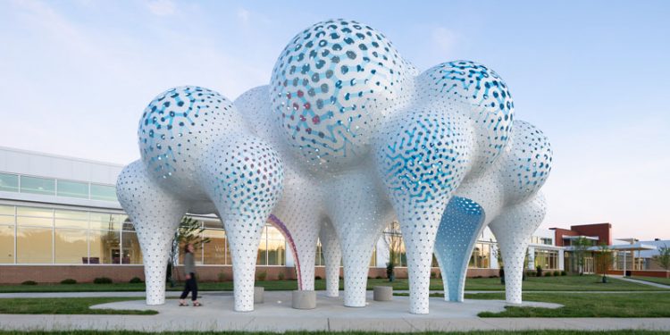 Pillars of Dreams - tác phẩm điêu khắc từ 3.564 mảnh ghép-1