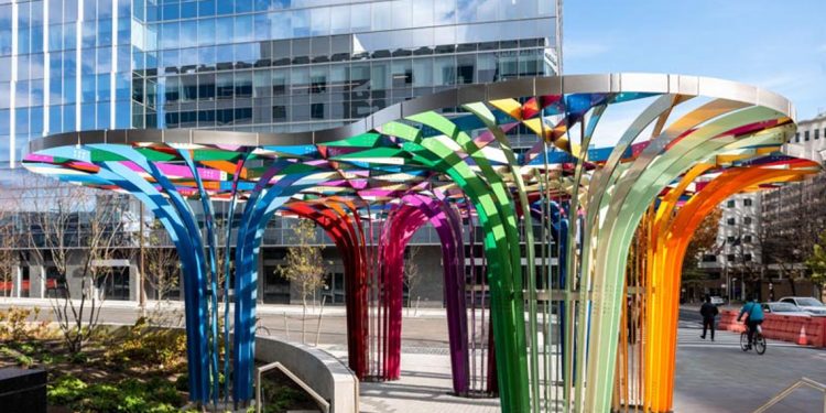 Spectral Grove - tác phẩm nghệ thuật đầy màu sắc ở Philadelphia-1