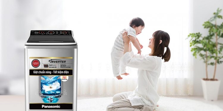 Máy giặt nước nóng Panasonic Inverter series 7 3