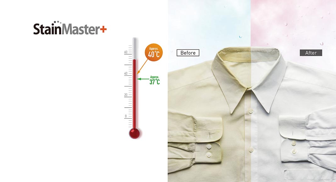 Diệt khuẩn tới 99,99% với chế độ giặt nóng StainMaster+ 1