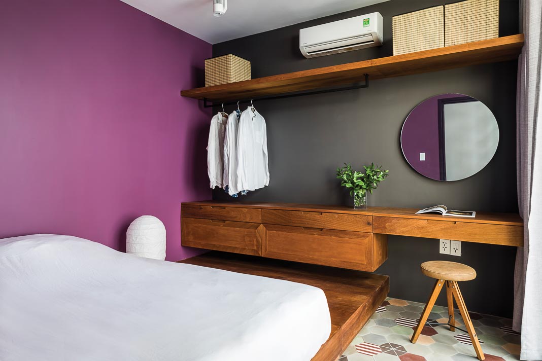 Các phòng ngủ đơn giản chan hòa ánh sáng, tùy theo nhu cầu khai thác mà nội thất tối giản 2