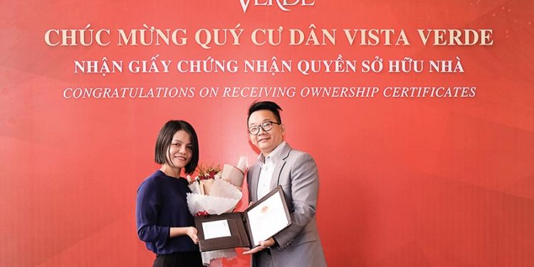 Dự án căn hộ cao cấp Vista Verde đã được cấp sổ hồng