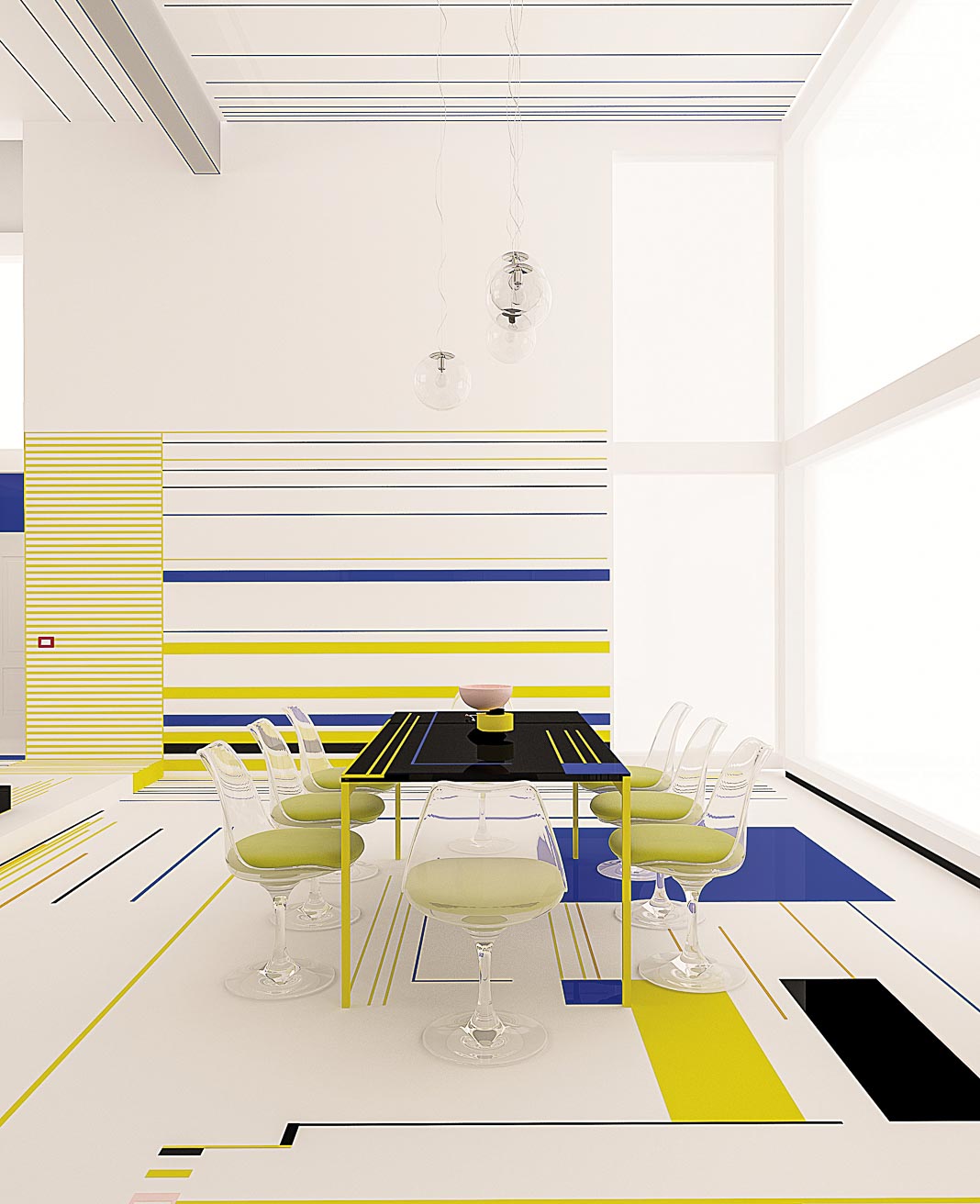 Bữa điểm tâm với Mondrian - Sống với sắc màu Piet Mondrian 15
