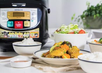 Nồi cơm điện Hitachi Double Cook-4