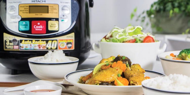 Nồi cơm điện Hitachi Double Cook-4