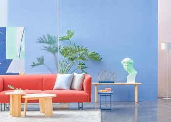 Phòng khách phong cách hiện đại cho mùa lễ hội-1