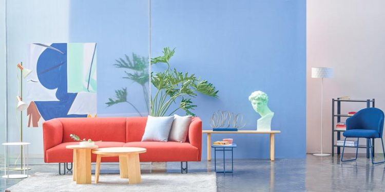 Phòng khách phong cách hiện đại cho mùa lễ hội-1