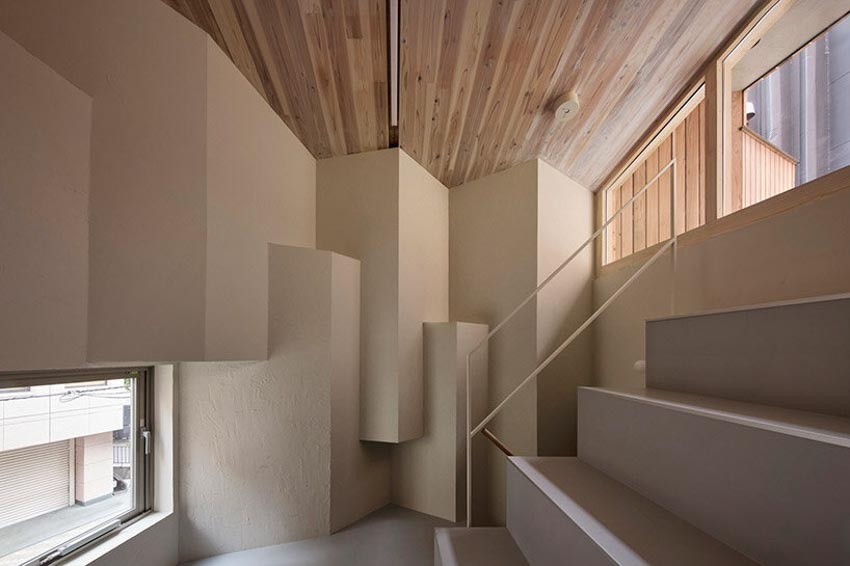 Công trình Prewood bằng gỗ tại Tokyo với mặt đứng cedar và thiết kế module lắp ghép trong không gian đô thị chật hẹp - 7