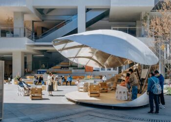 Shell Book Pavilion: Khi thư viện trở thành sân khấu của đời sống đô thị - 4