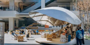 Shell Book Pavilion: Khi thư viện trở thành sân khấu của đời sống đô thị - 4