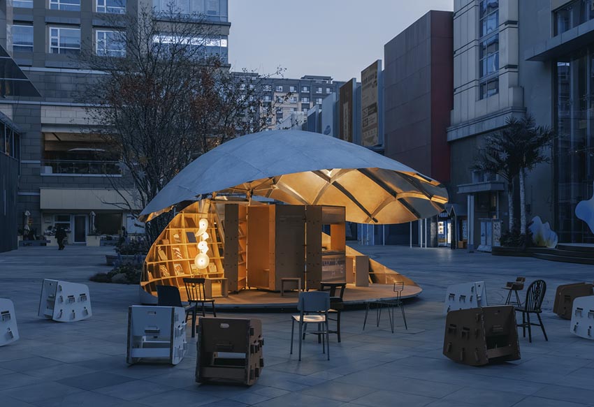 Shell Book Pavilion: Khi thư viện trở thành sân khấu của đời sống đô thị - 9