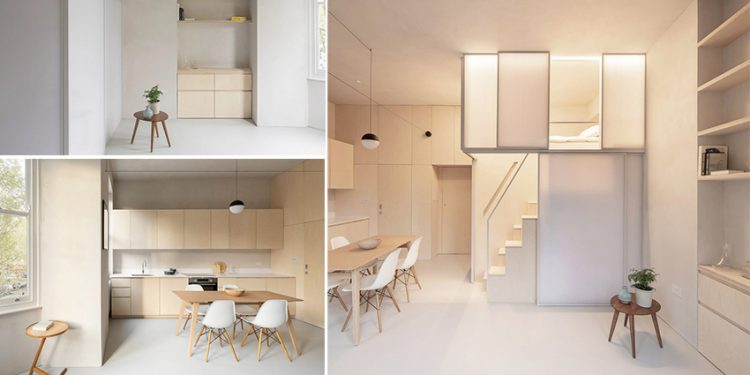 Căn hộ siêu nhỏ với “kén ngủ” như chiếc đèn lồng