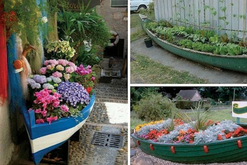Khu vườn từ đồ phế thải