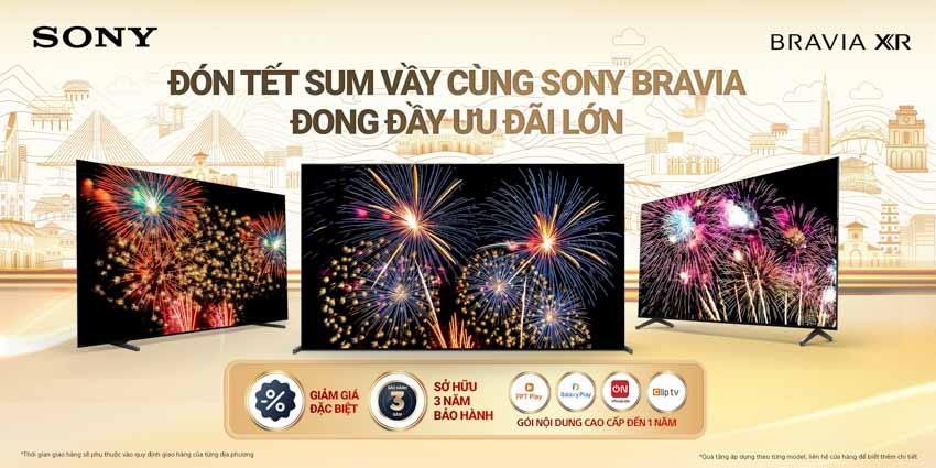 Sony Việt Nam khuyến mãi 'Tết sum vầy cùng Sony - Đong đầy ưu đãi lớn' - 1