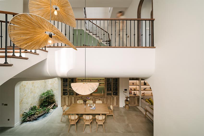 Biệt thự The Inner Calm Villa với thiết kế hiện đại mộc mạc, không gian mở, vườn xanh và ánh sáng tự nhiên tạo trải nghiệm sống chậm - 12