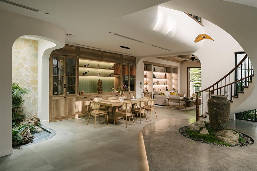 Biệt thự The Inner Calm Villa với thiết kế hiện đại mộc mạc, không gian mở, vườn xanh và ánh sáng tự nhiên tạo trải nghiệm sống chậm - 18