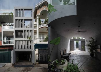 Tính nguyên thủy từ cấu trúc vòm của một ngôi nhà phố