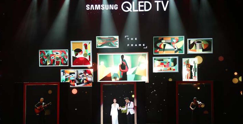 Samsung trình diễn tivi khung tranh tại Q Concert
