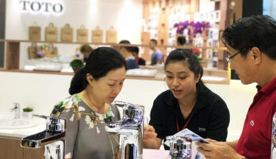 TOTO ra mắt bộ sen vòi thế hệ mới tại Vietbuild TP.HC