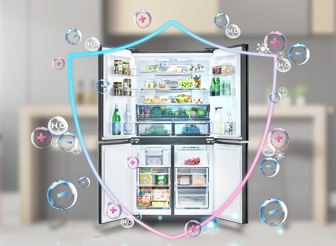 Nâng tầm không gian bếp với tủ lạnh 4 cửa diệt khuẩn - 3