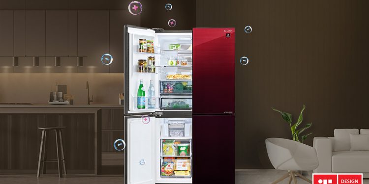 Nâng tầm không gian bếp với tủ lạnh 4 cửa diệt khuẩn