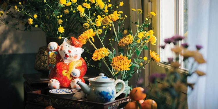 Tượng mèo chào năm mới - 3